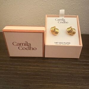 NEW Camila Coelho Gold Earrings